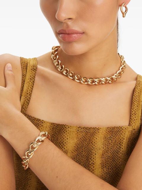 Tory Burch wishbone chain bracelet - Gold