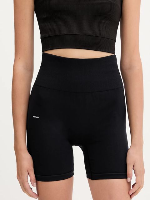 Pangaia szorty Plant-Stretch Compressive Shorts damskie kolor czarny gładkie high waist 10002485 - zdjęcie produktu nr 1