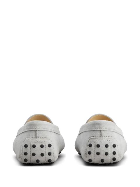 Tod's leather loafers - Grey