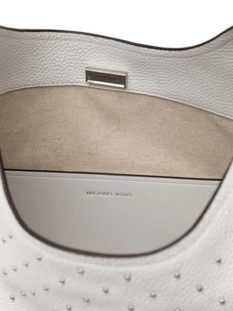 Michael Kors large Hamilton shoulder bag - White