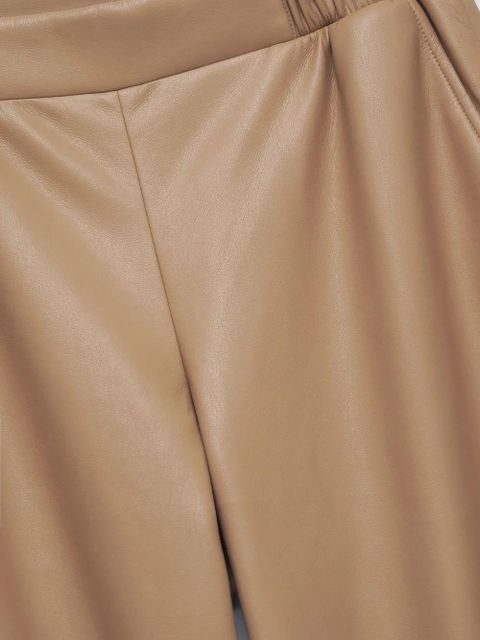 ANINE BING Koa faux-leather pants - Neutrals