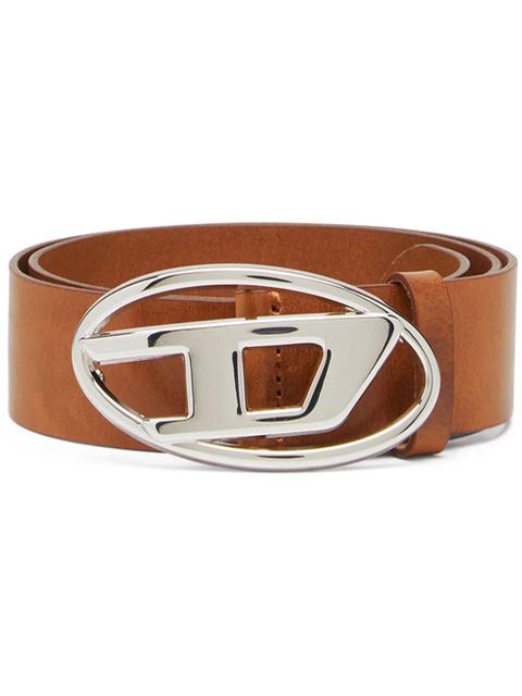 Diesel 1DR logo-buckle belt - Brown - zdjęcie produktu nr 1