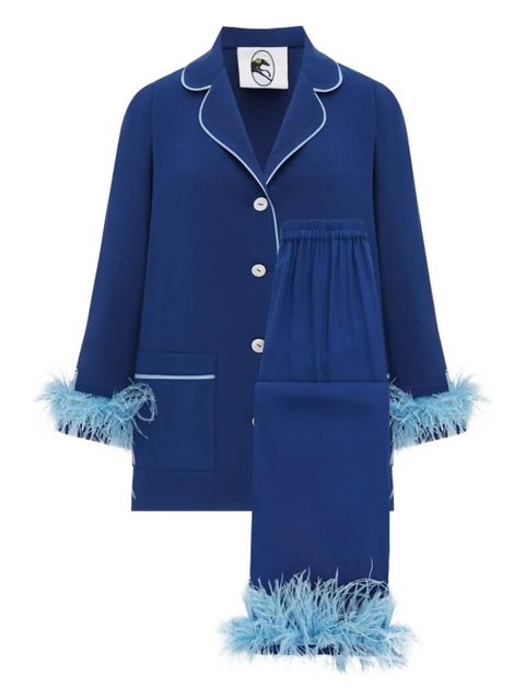 Sleeper detachable-feather pajama set - Blue - zdjęcie produktu nr 1