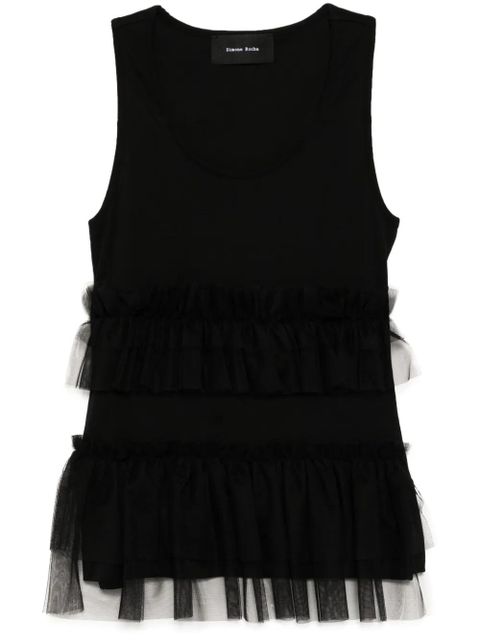 Simone Rocha sleeveless tank top - Black - zdjęcie produktu nr 1