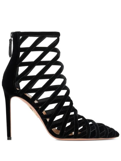 Aquazzura 105mm Romance boots - Black - zdjęcie produktu nr 1