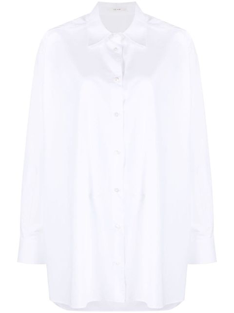 The Row long-sleeve cotton shirt - White - zdjęcie produktu nr 1