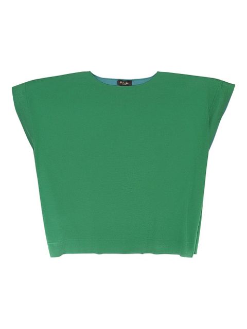 Loro Piana boat-neck top - Green - zdjęcie produktu nr 1