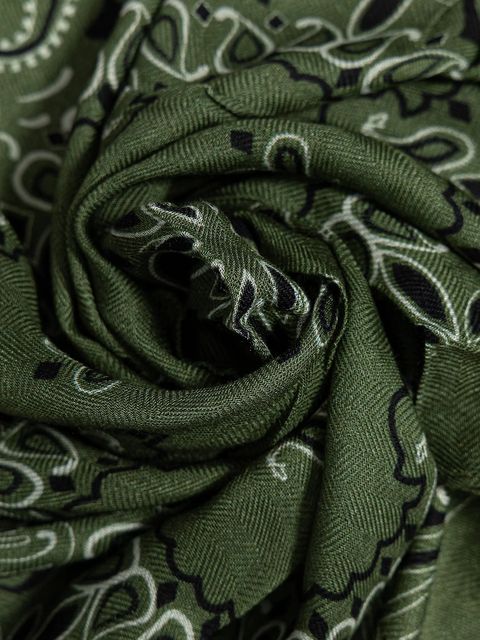 Pepe Jeans apaszka damska kolor zielony wzorzysta PL1100008