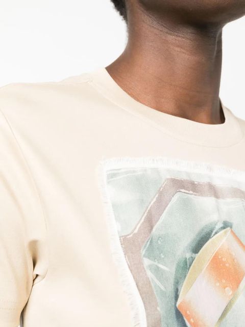 Lanvin Classic Scratch & Sniff t-shirt - Neutrals
