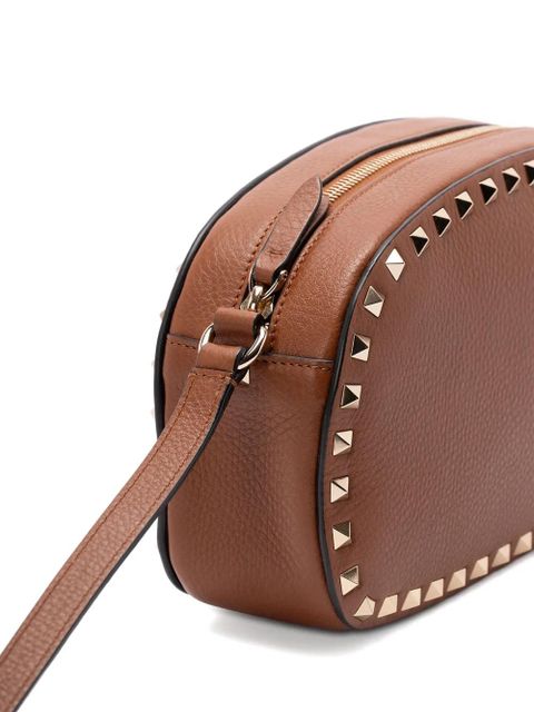 Valentino Garavani mini Rockstud leather cross body bag - Brown