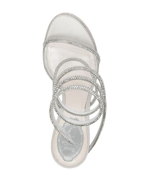 René Caovilla Cleo wrap sandals - Silver