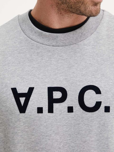 A.P.C. bluza bawełniana sweat standard grand vpc GOTS