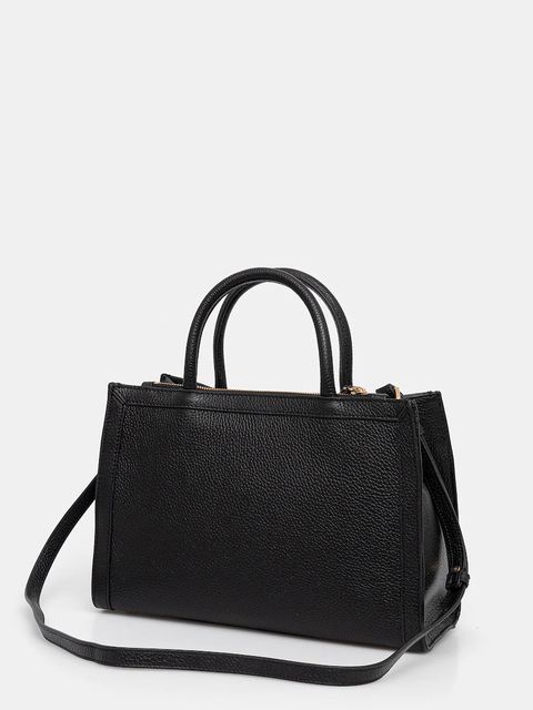 Geox torebka skórzana LEONORY kolor czarny D35KQA 00046