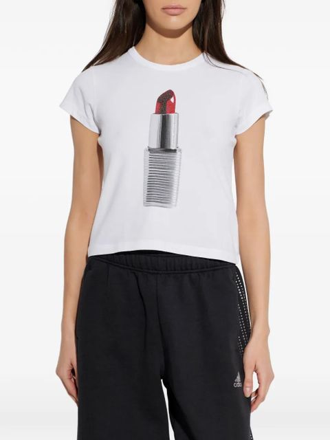Alexander Wang lip-stick-print T-shirt - White