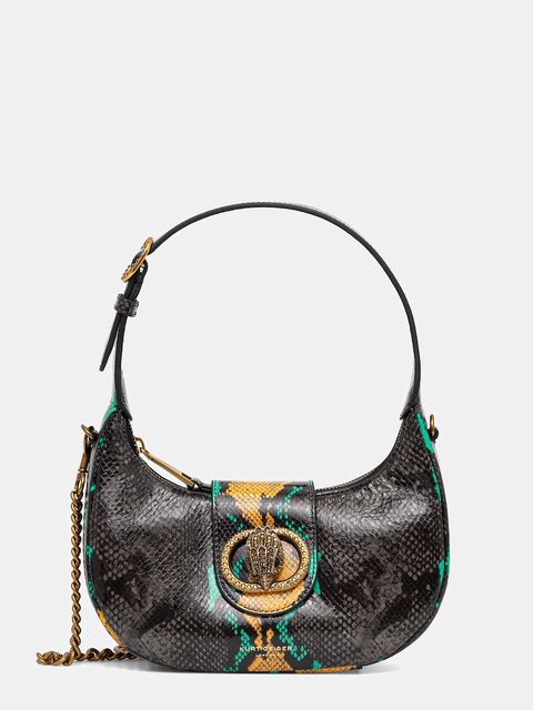 Kurt Geiger London torebka skórzana kolor czarny 3601127719 - zdjęcie produktu nr 1