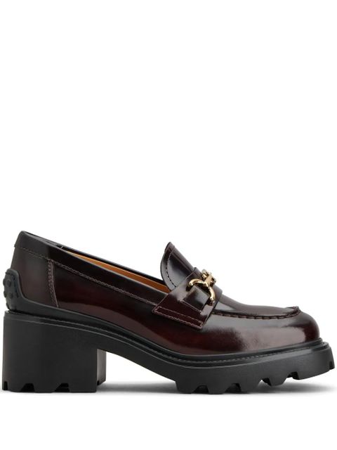 Tod's 60mm leather loafers - Brown - zdjęcie produktu nr 1