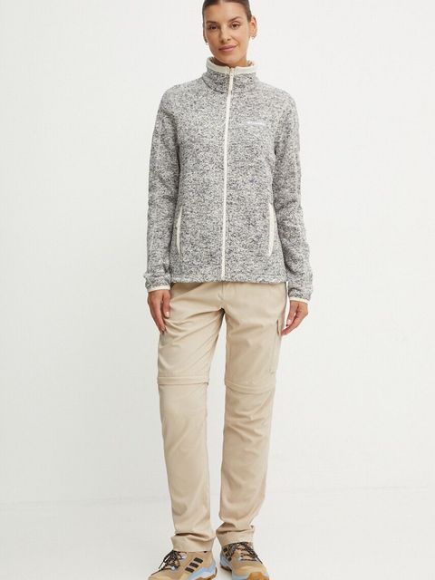Columbia bluza sportowa Sweather Weather kolor beżowy gładka 2085724