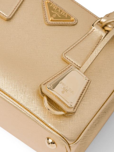 Prada Galleria leather mini bag - Gold