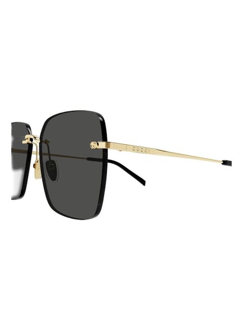 Gucci Eyewear GG1955SA square-frame sunglasses - Gold - zdjęcie produktu nr 2