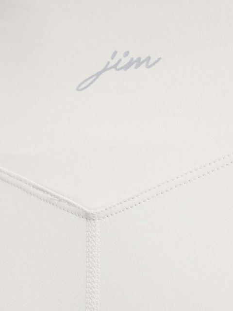 Joy in me legginsy do jogi Oneness Ease kolor beżowy gładkie