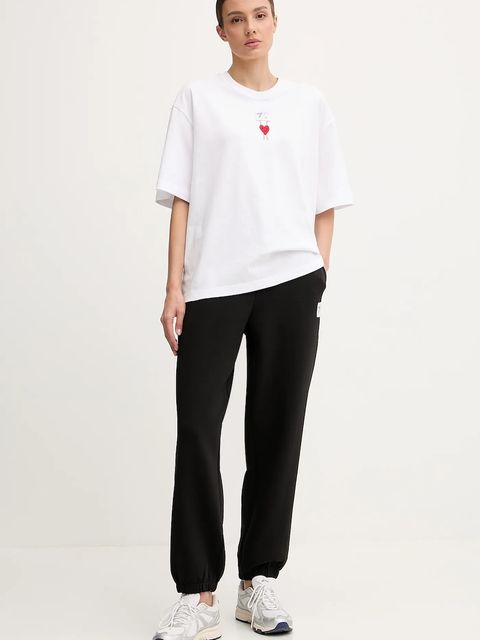 EA7 Emporio Armani t-shirt bawełniany damski kolor biały AF12957.7X000036 - zdjęcie produktu nr 2