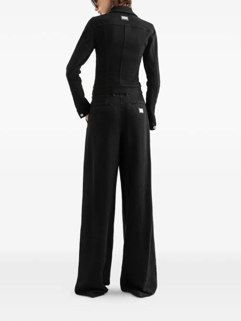 Dolce & Gabbana buttoned denim jacket - Black - zdjęcie produktu nr 2