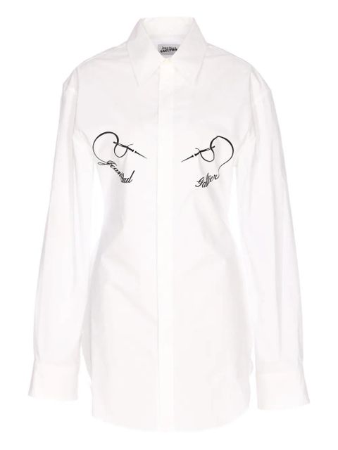 Jean Paul Gaultier printed button shirt - White - zdjęcie produktu nr 1