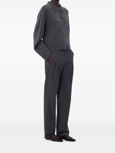 LouLou de Saison Homere LDS polo-neck ribbed sweater - Grey