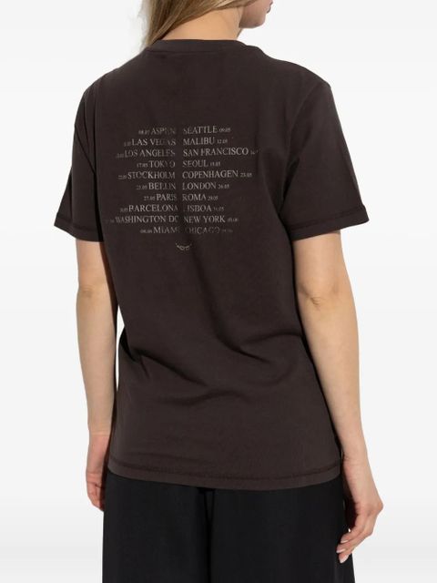 Zadig&Voltaire graphic-print T-shirt - Brown