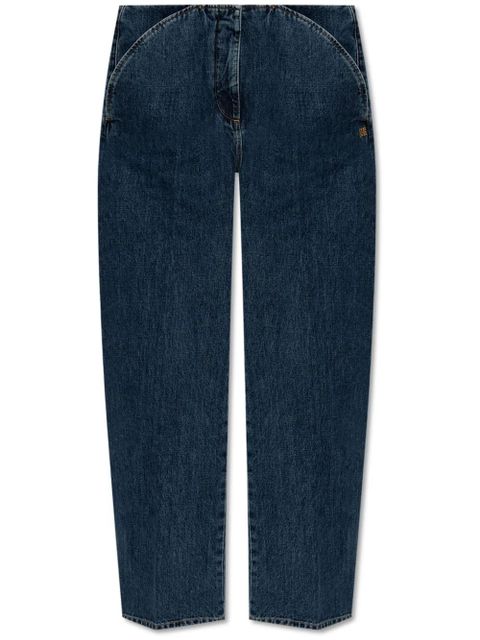 Givenchy 4G-embroidered straight-leg jeans - Blue - zdjęcie produktu nr 1