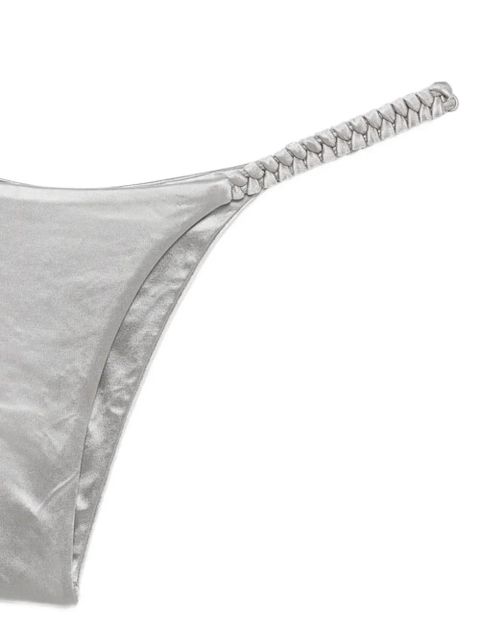 Isa Boulder High Weave bikini bottom - Silver