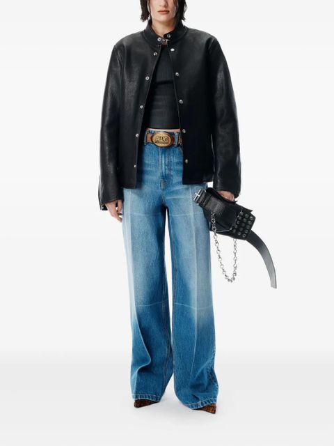 Alexander Wang faded panel jeans - Blue - zdjęcie produktu nr 2