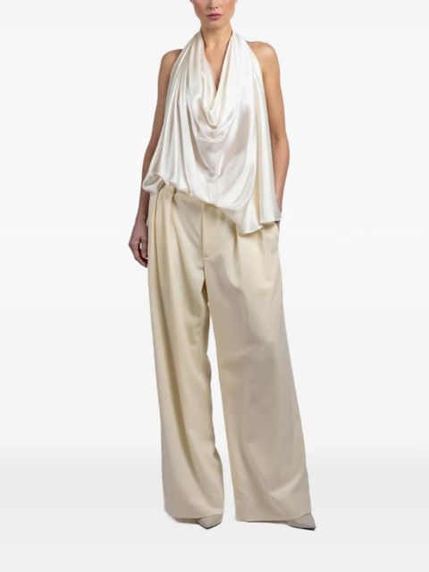 WARDROBE.NYC halter satin blouse - Neutrals - zdjęcie produktu nr 2