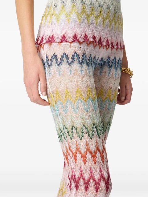 Missoni zig-zag trousers - White