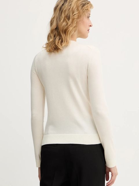 Weekend Max Mara sweter z jedwabiem SICILIA damski kolor beżowy lekki 2525366082600