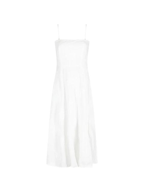 ROTATE BIRGER CHRISTENSEN floral-embroidered midi dress - White - zdjęcie produktu nr 1