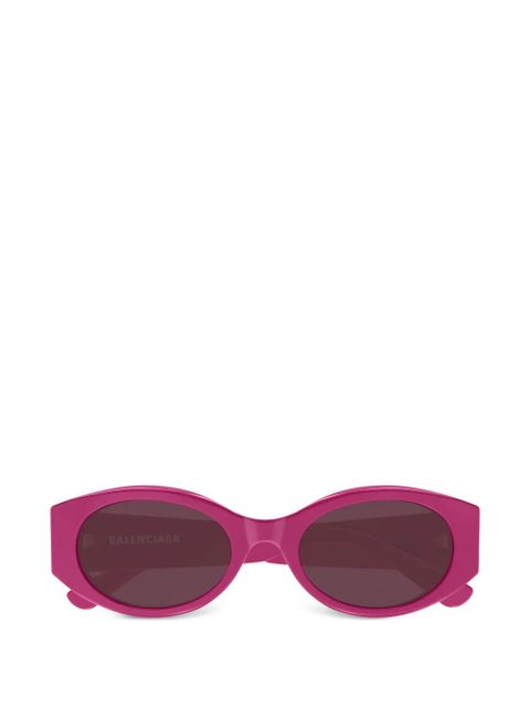 Balenciaga Eyewear BB oval-frame sunglasses - Pink - zdjęcie produktu nr 1