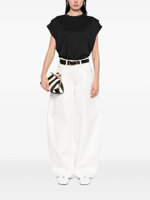 Jacquemus crew-neck T-shirt - Black - zdjęcie produktu nr 2