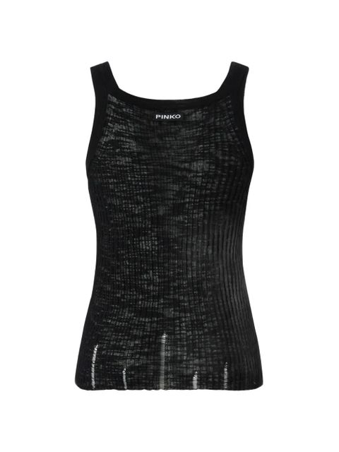 PINKO ribbed top - Black - zdjęcie produktu nr 2