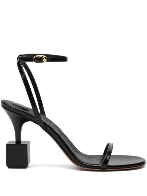 Jacquemus 90mm Les Bisou sandals - Black - zdjęcie produktu nr 1