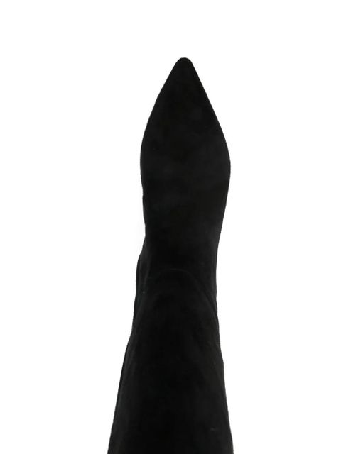 Lauren Ralph Lauren 50mm suede knee-high boots - Black