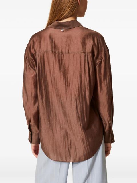 TWINSET chest-pockets shirt - Brown