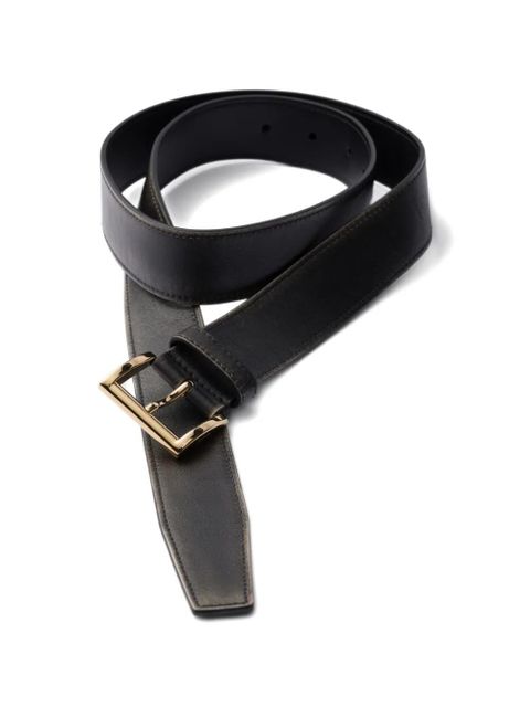 Prada leather belt - Black - zdjęcie produktu nr 2