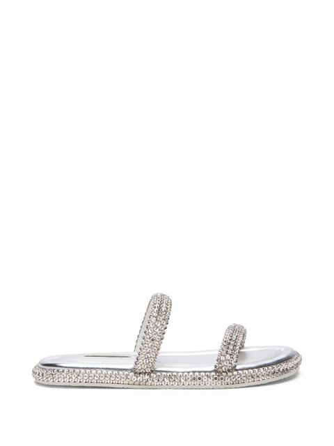 Casadei embellished strap ballerinas - Silver - zdjęcie produktu nr 1