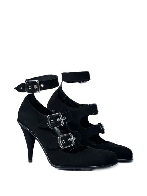 Vivienne Westwood 90mm buckle-strap heeled pumps - Black - zdjęcie produktu nr 2
