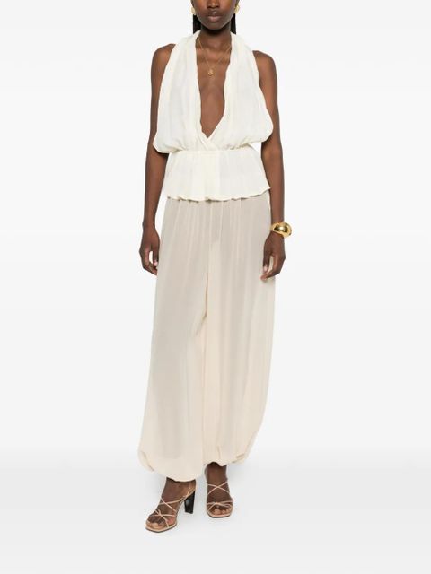 The Frankie Shop Mio sheer balloon pants - Neutrals - zdjęcie produktu nr 2