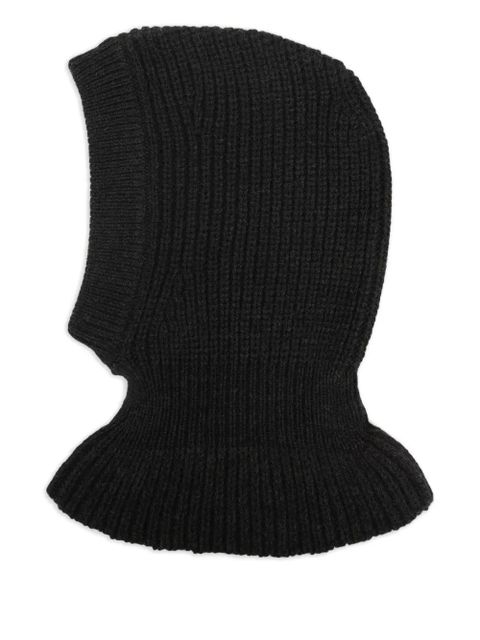 LEMAIRE ribbed balaclava - Black - zdjęcie produktu nr 2