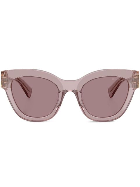 Miu Miu Eyewear transparent sunglasses - Purple - zdjęcie produktu nr 1