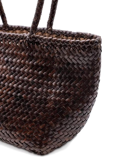 DRAGON DIFFUSION small Grace Basket tote bag - Brown