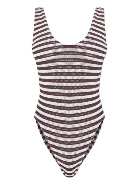 Bond-eye striped swimsuit - Brown - zdjęcie produktu nr 1